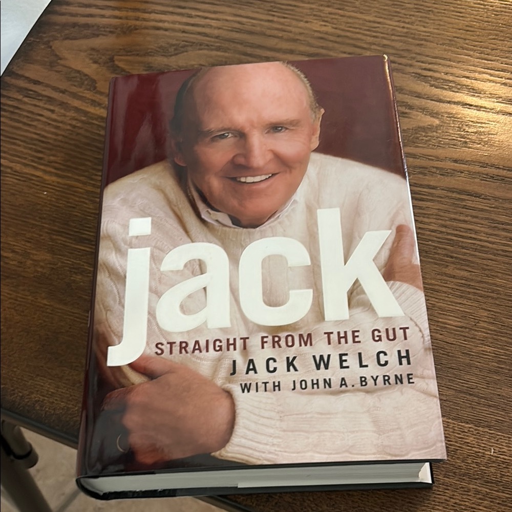 Warner's Jack Straight From the Gut Book - Red and White Cover